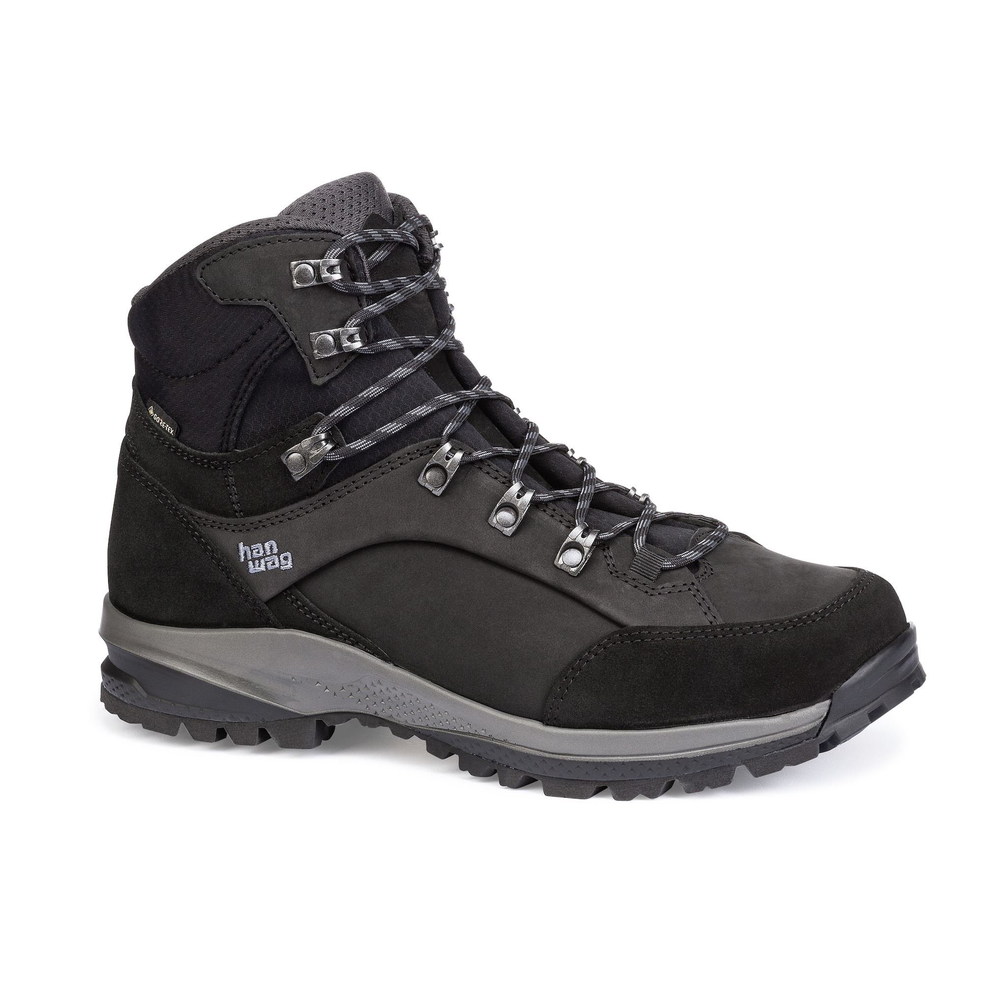 Hanwag Men's Banks SF Extra GTX Hiking Boots Black/Deep Grey TDRMO5740